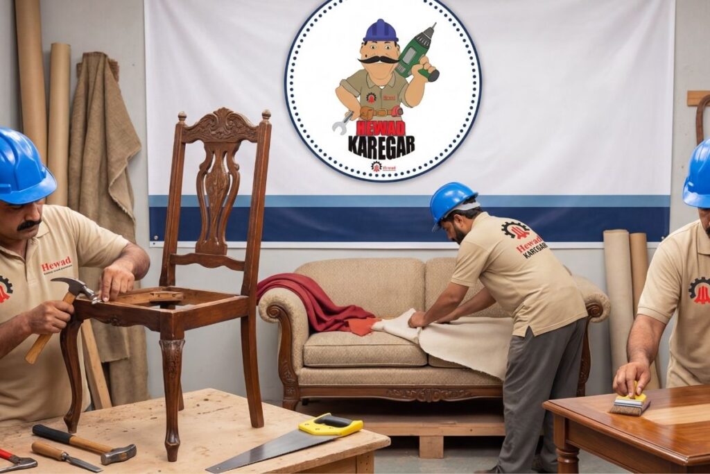 sofa repair Islamabad by Hewad Karegar