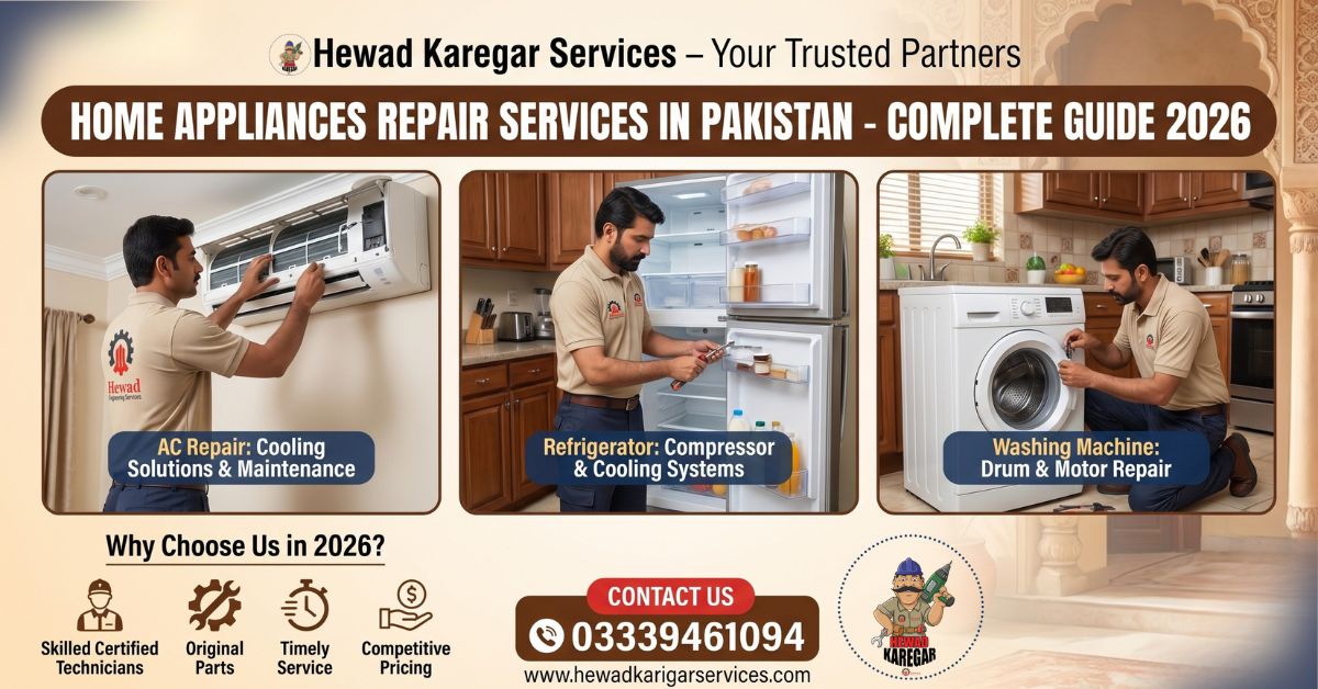 home appliances repair in Pakistan technician service